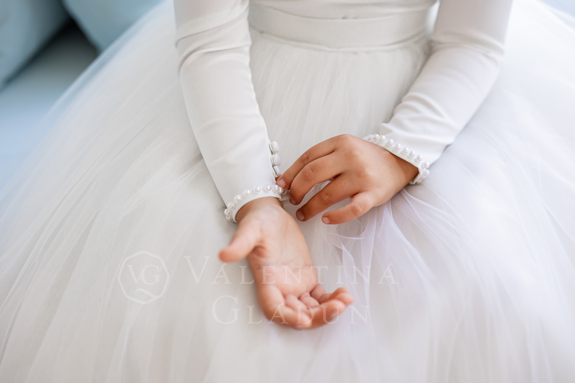 белое платье детское от Гладун