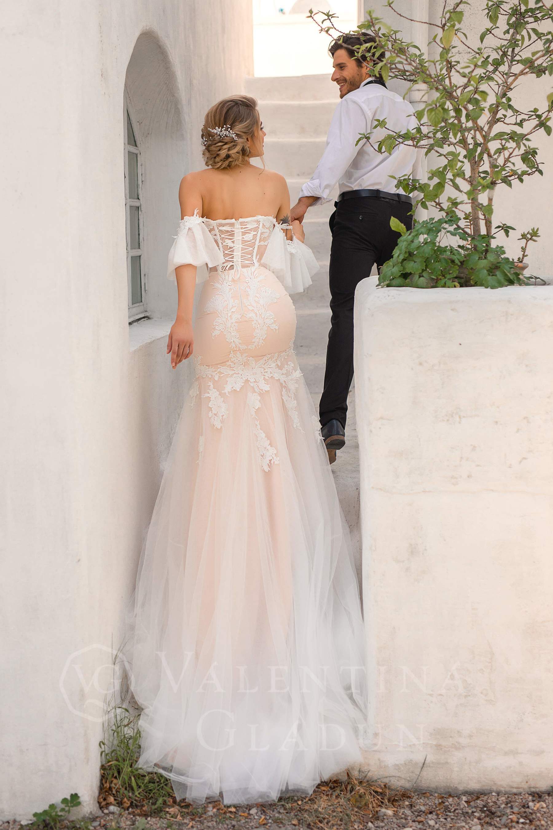 Модное свадебное платье-бюстье 2020 Difiori