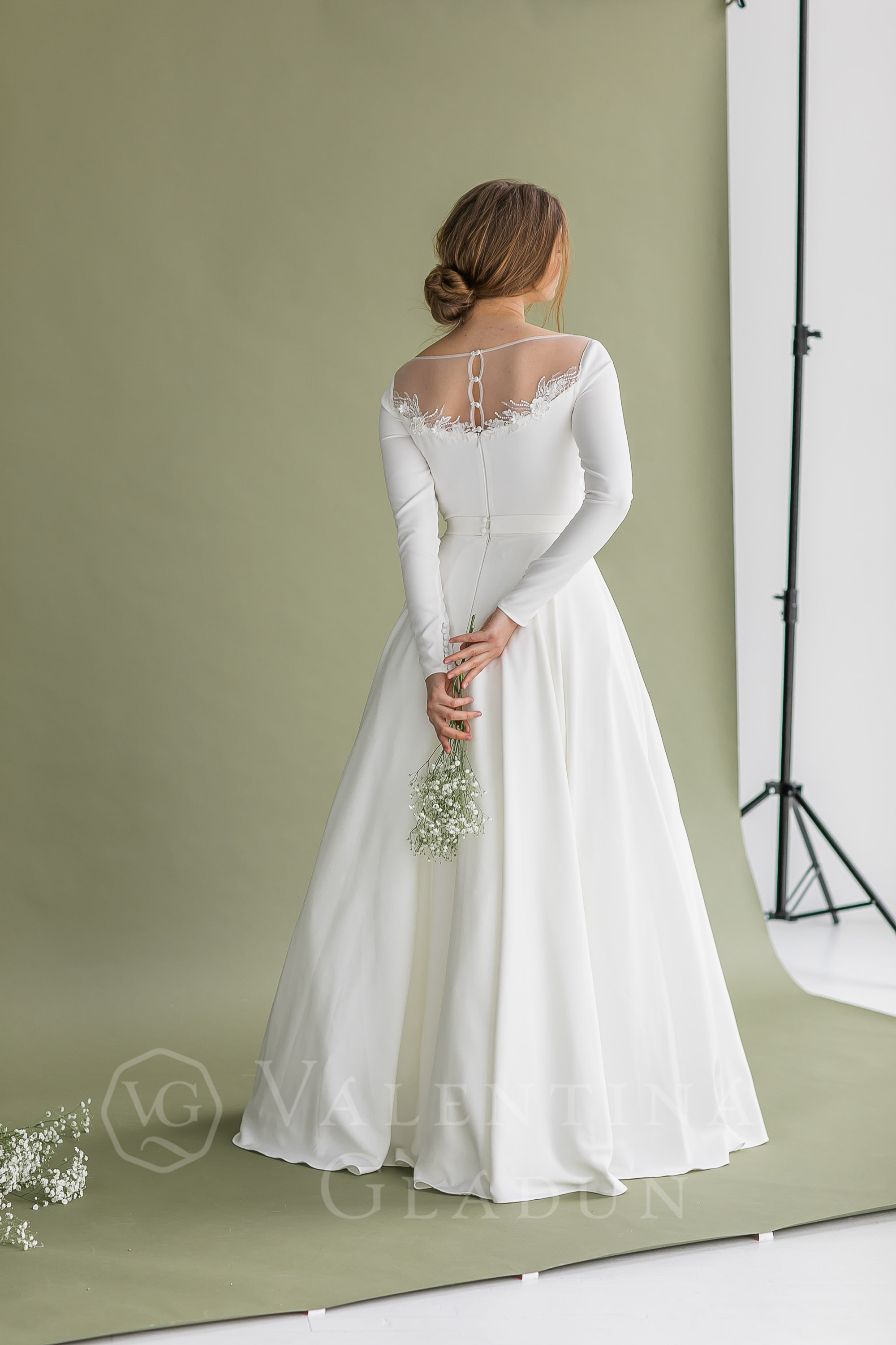 Свадебное платье 2021 от Валентины Гладун коллекция Лаванда