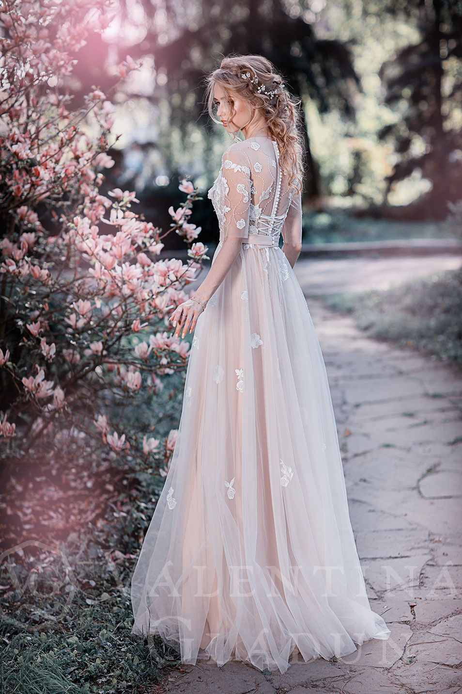 Свадебное платье в стиле Бохо