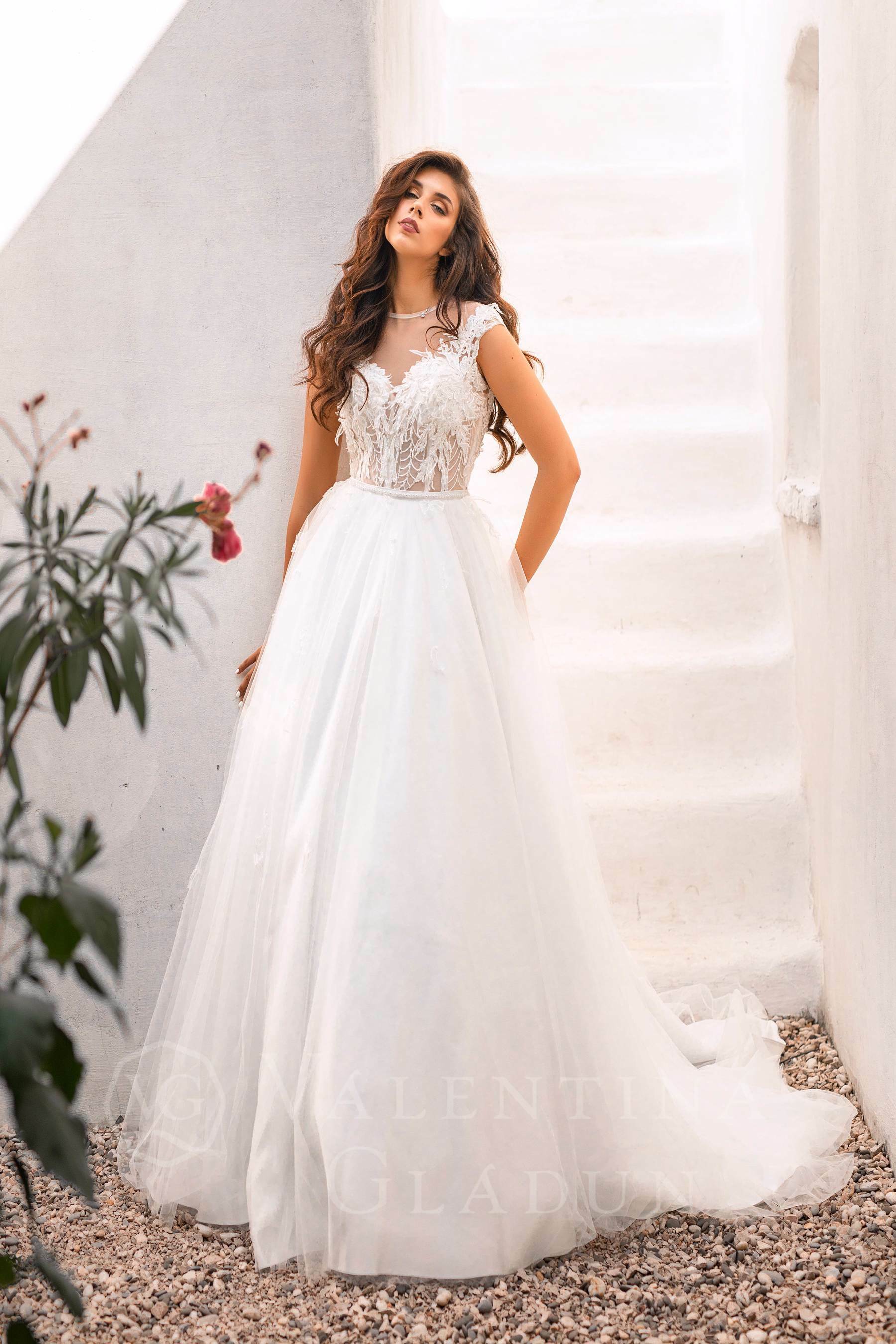 легкое пышное свадебное платье MARINO