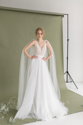 Свадебное платье с мерцанием 2021 Лиор