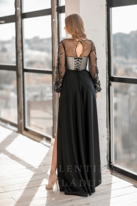Облегающее макси платье Battery от Валентины Гладун