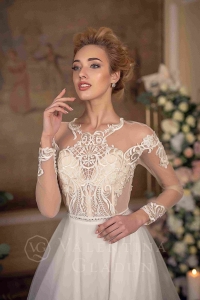 красивое свадебное платье из новой коллекции Ренесанс