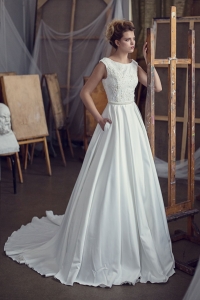 Свадебное платье с карманами Taisia lux